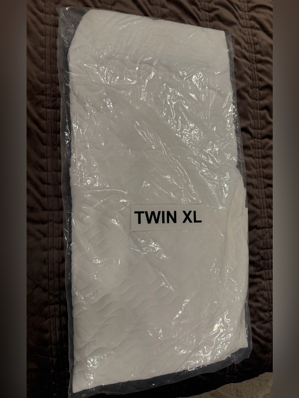 Twin XL Quilted Mattress Pad - White